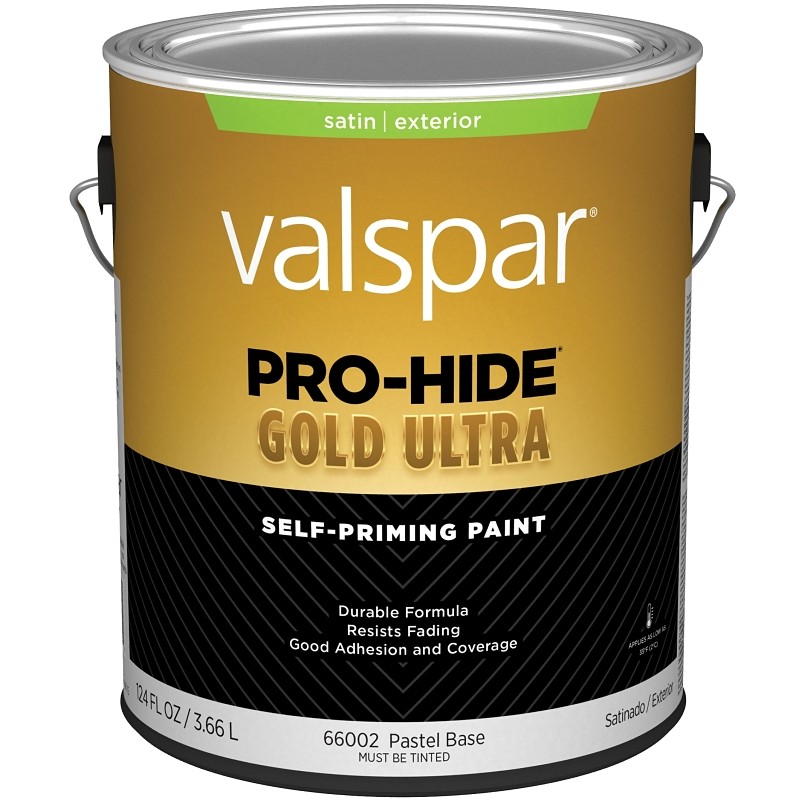 Valspar Pro-Hide Gold Ultra Exterior Paint Pastel Base Satin 1 gal