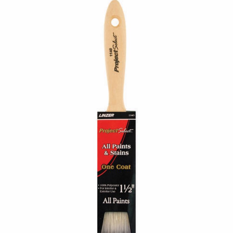 Linzer Project Select Paint Brush Varnish Handle 1.5 in