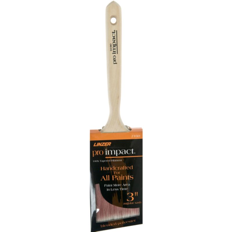 Linzer Pro Impact Angular Paint Brush 3 in