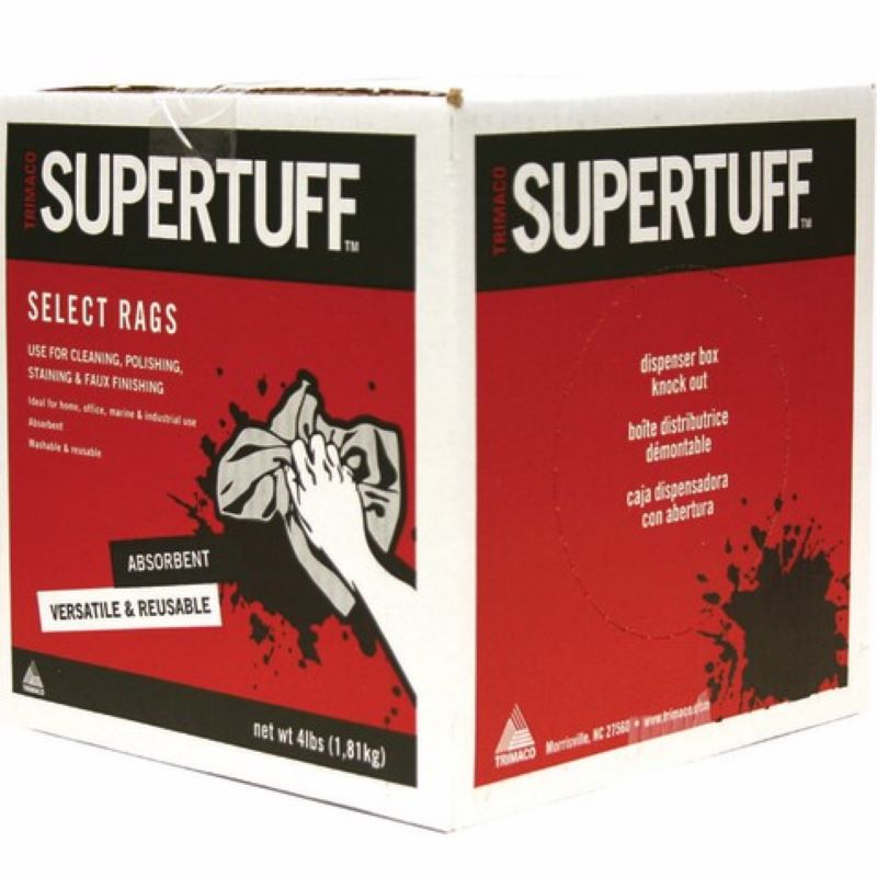 SuperTuff Pre-Cut Colored Cotton Knit Rags 4 lb