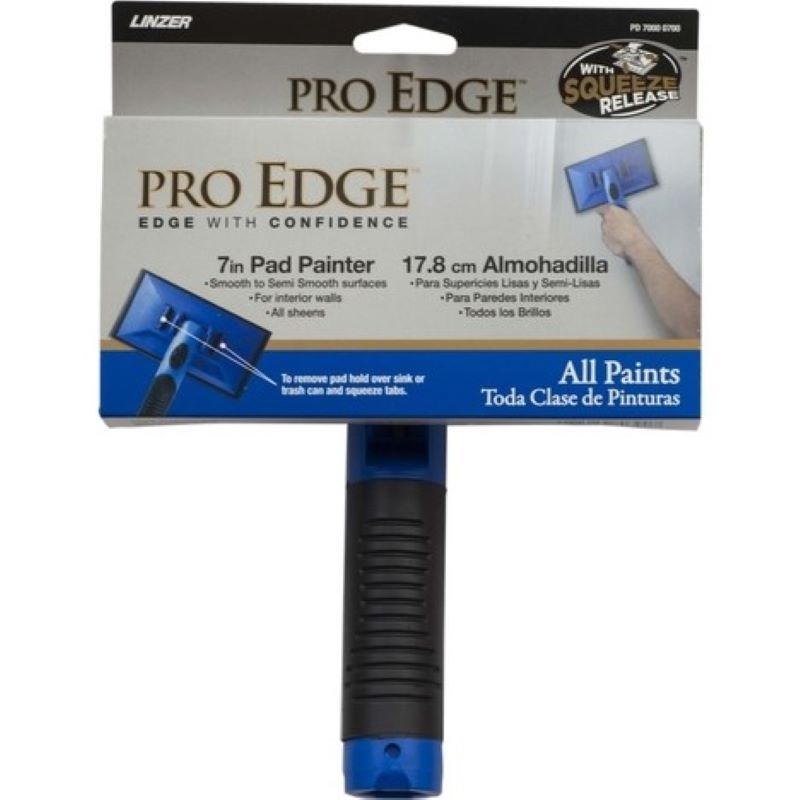 Pro Edge Painter Pad with Cushion Grip Handle 7"