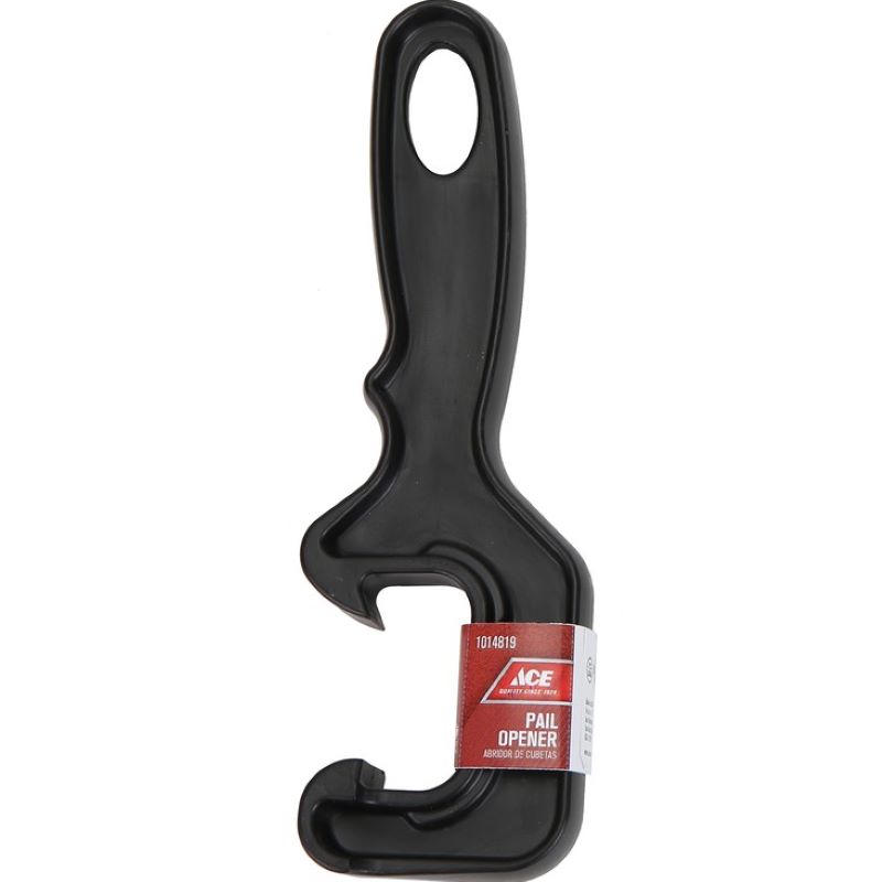 Ace Black Plastic Pail Lid Opener 2.5"x8"