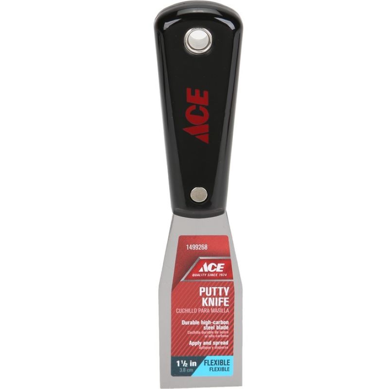 Ace High Carbon Steel Flexible Putty Knife 1.5"