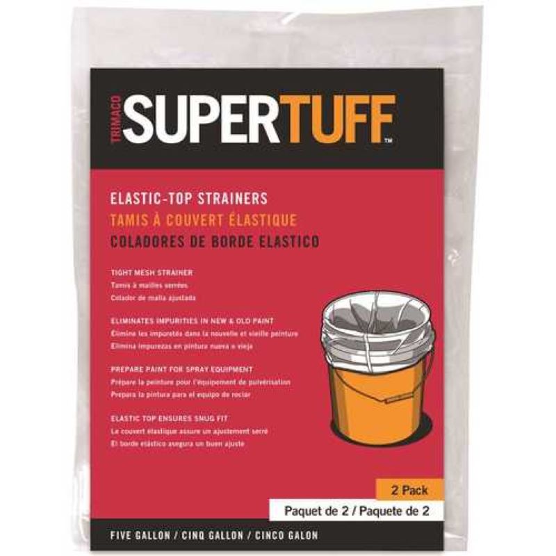 Super Tuff Elastic-Top Paint Strainer 2 Ct