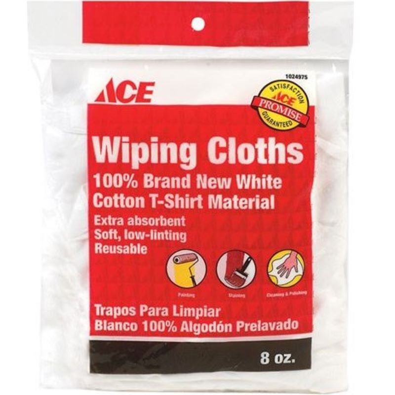 Ace Cotton Knit Wiping Cloths 8 oz