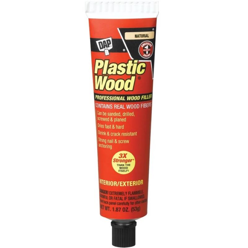 DAP Plastic Wood Filler Tube Natural 1.87 oz