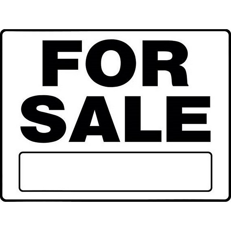 For Sale Plastic Sign 20"x24"