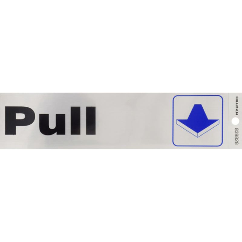 Pull Sign 2"x8"
