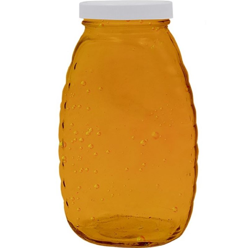 Classic Glass Honey Jar with Lid 1 lb
