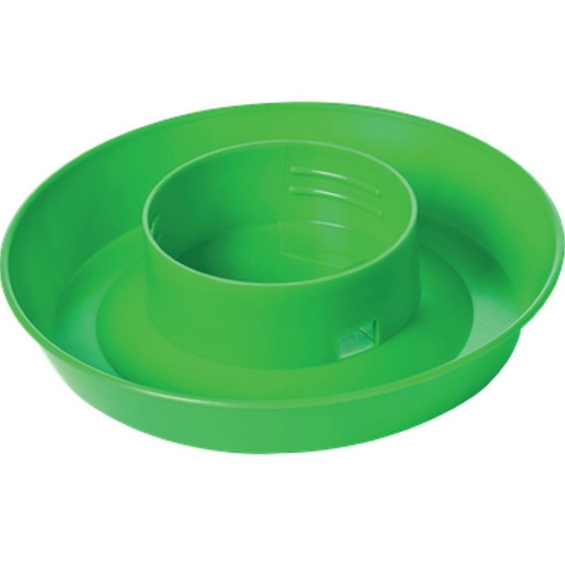 Screw-On Poultry Waterer Base Green 1 qt