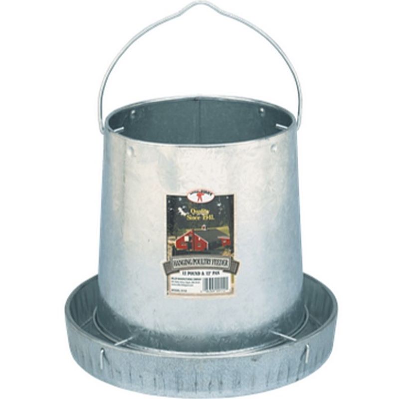 Hanging Metal Poultry Feeder 12 lb