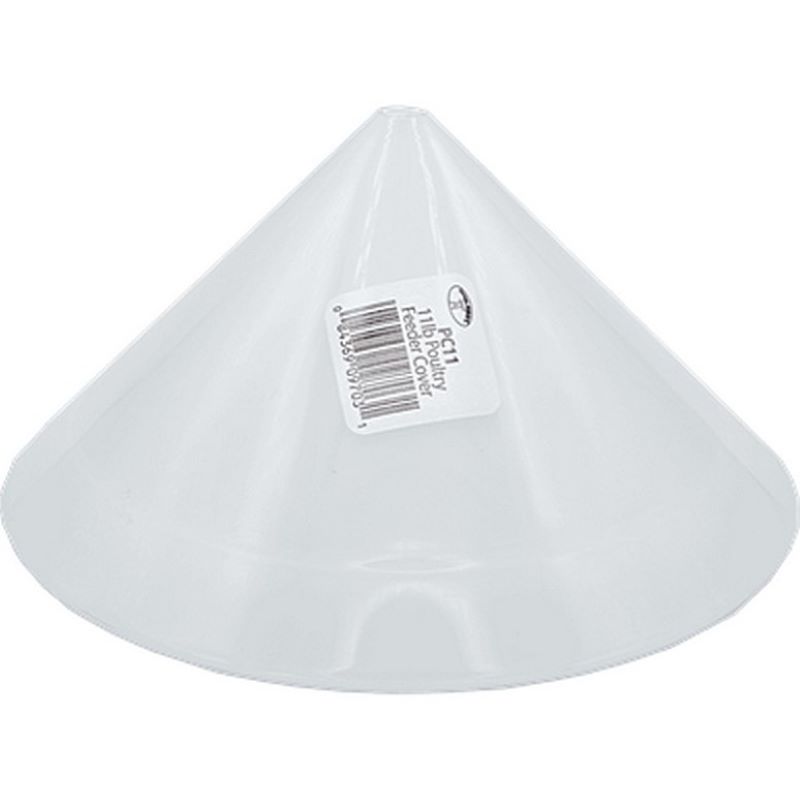 Plastic Cover for Hanging Poultry Feeder 11 lb