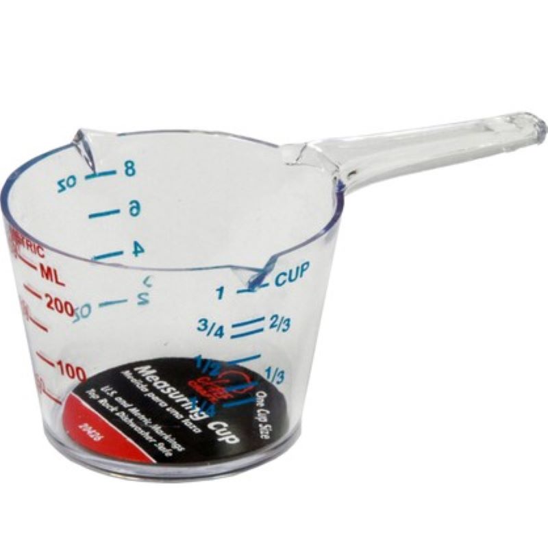 Plastic Clear Measuring Cup 1 cup