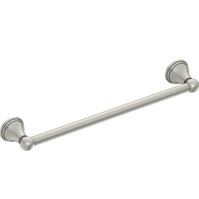 Brushed Nickel Towel Bar 18 in