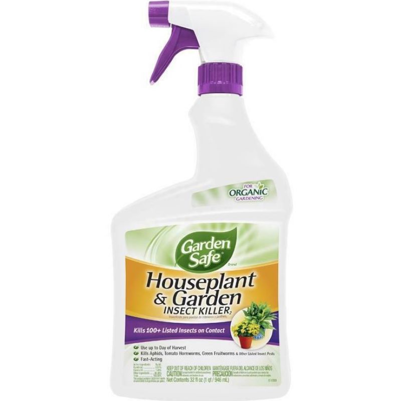 Garden Safe Houseplant & Garden Insect Killer Spray 32 oz