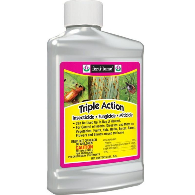 Ferti-Lome Triple Action Insect, Fungus & Mite Control Concentrate 8 oz