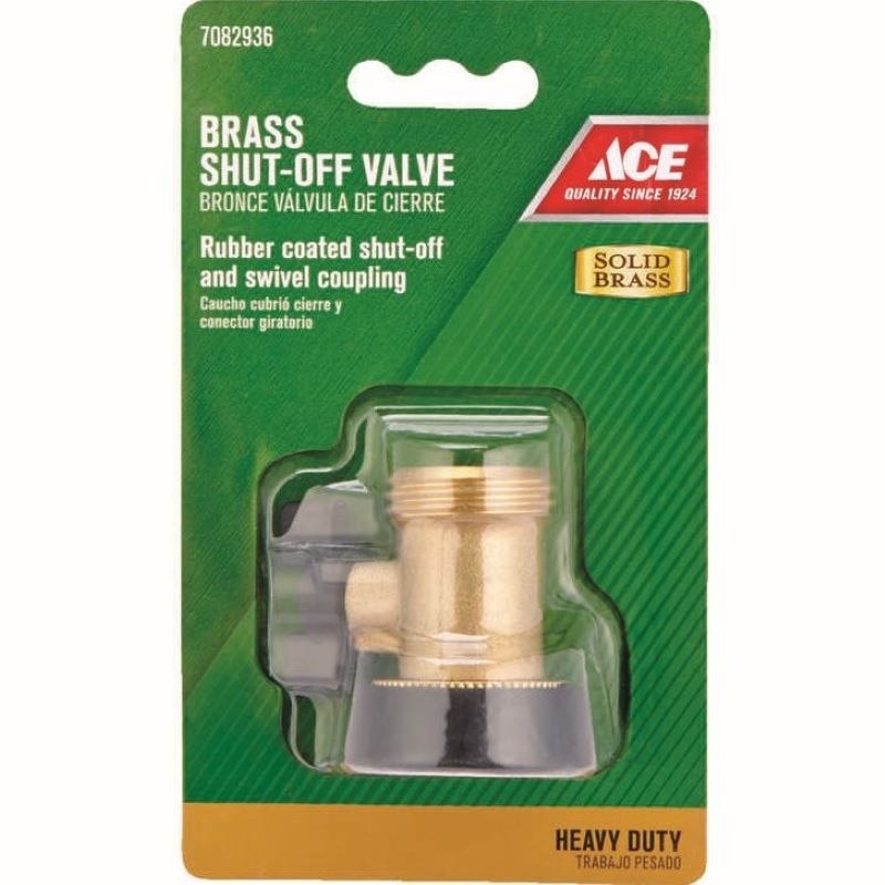 Ace 3/4" Brass Male/Female Shut-Off Valve