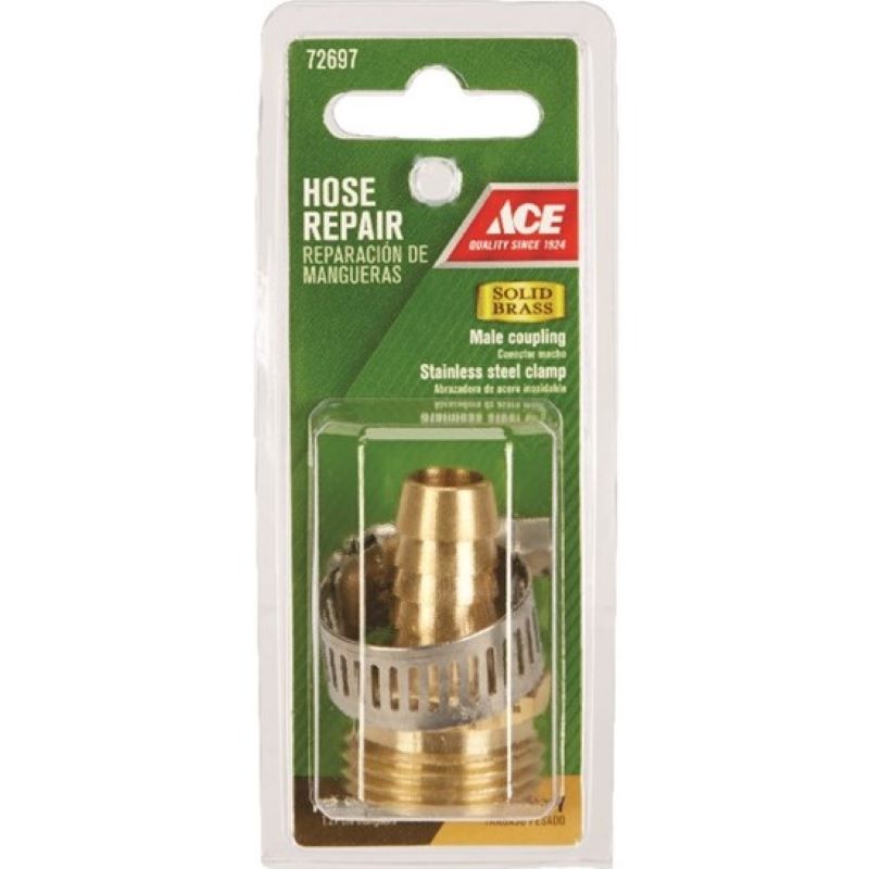 Ace Brass 1/2" Hose Barb X 3/4" MHT Hose Repair