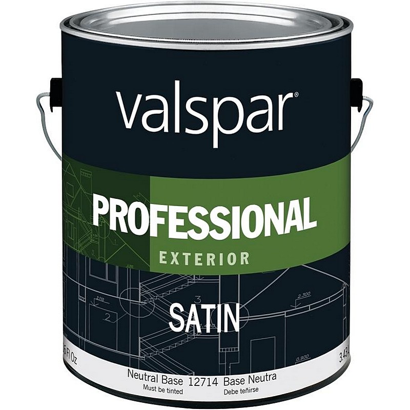 Valspar Professional Exterior Latex Neutral Base Satin 1 gal