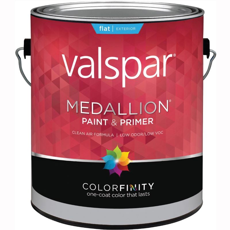Valspar Medallion Exterior Paint & Primer Tint Base Flat 1 gal