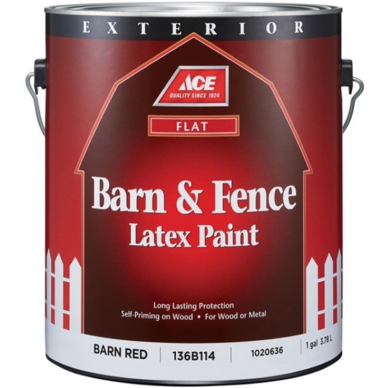 Ace Barn & Fence Latex Flat Barn Red 1 gal