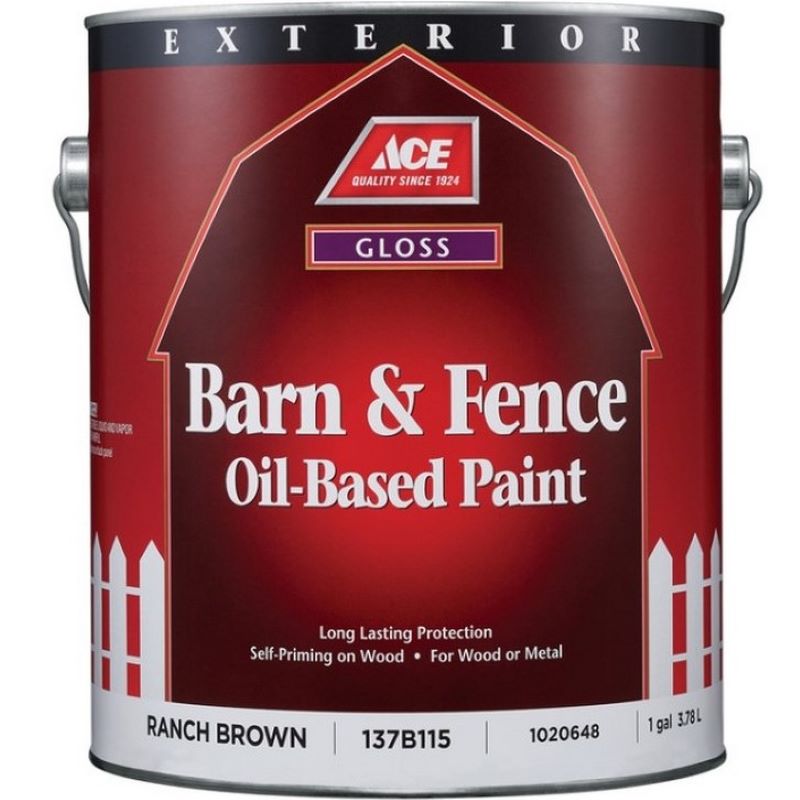 Ace Barn & Fence Oil Based Gloss Ranch Brown 1 gal