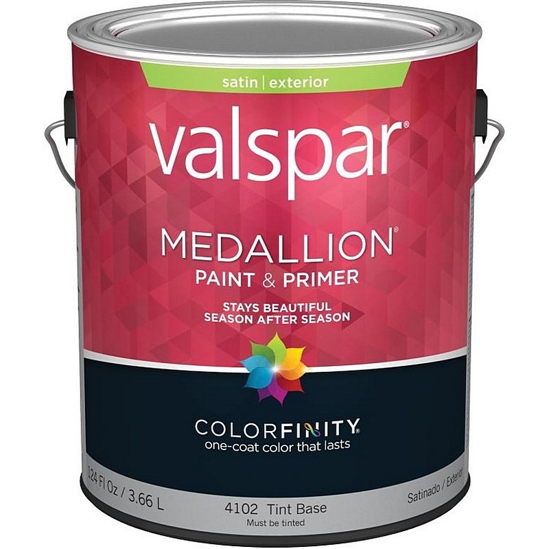 Valspar Medallion Exterior Paint & Primer Tint Base Satin 1 gal