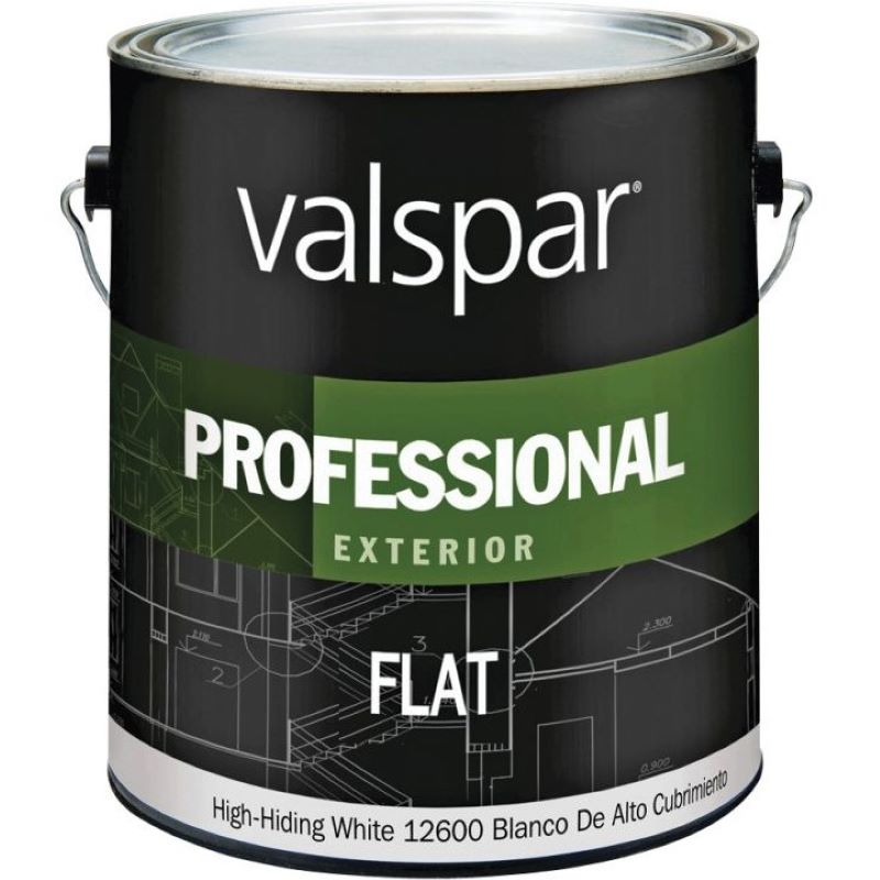Valspar Professional Exterior Latex White Flat 1 gal