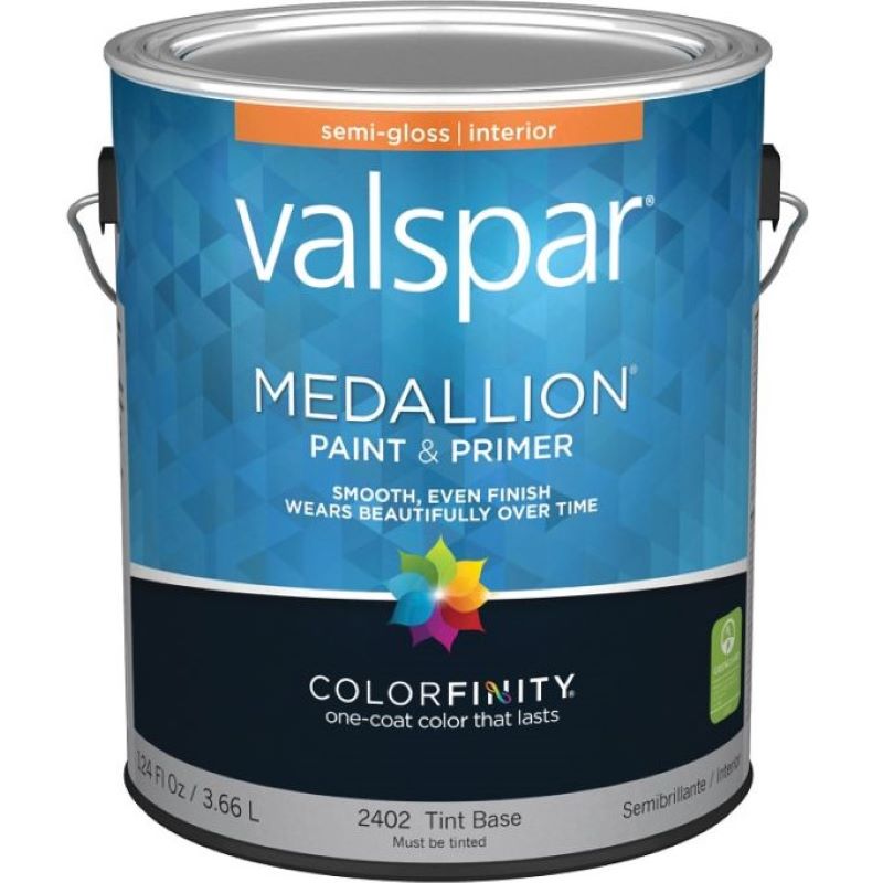 Valspar Medallion Paint & Primer Interior Semi-Gloss Tint Base 1 gal
