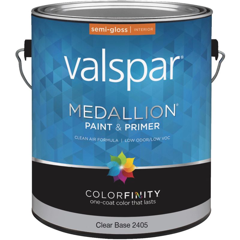 Valspar Medallion Paint & Primer Interior Semi-Gloss Clear Base 1 gal