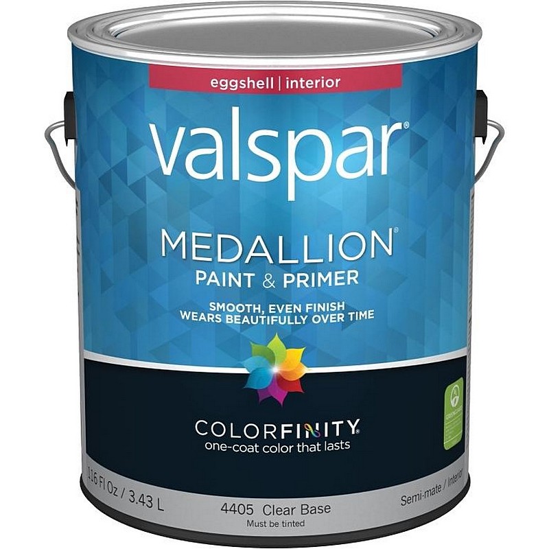 Valspar Medallion Paint & Primer Interior Eggshell Clear Base 1 gal