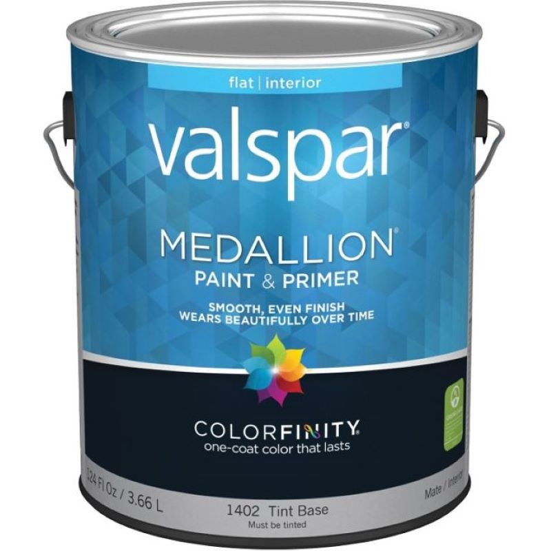 Valspar Medallion Paint & Primer Interior Flat Tint Base 1 gal