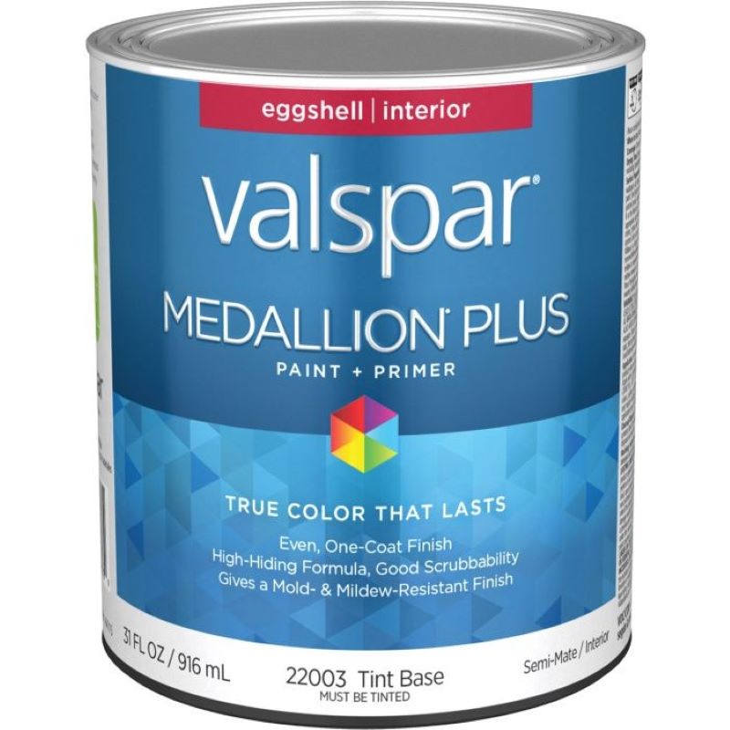 Valspar Medallion Plus Paint & Primer Interior Eggshell Tint Base 1 qt