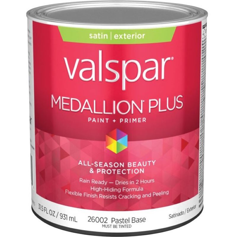 Valspar Medallion Plus Paint & Primer Interior Satin Pastel Base 1 qt