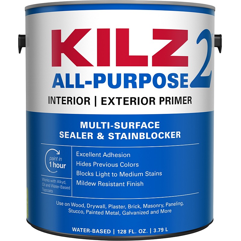 Kilz 2 All Purpose Sealer Stain Blocker Primer White 1 gal