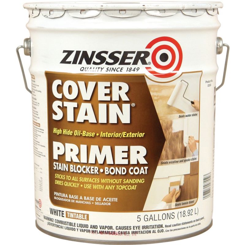 Zinsser Cover Stain High Hide Primer Matte White 5 gal