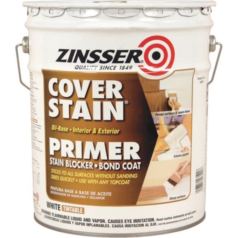 Zinsser Cover Stain Primer White 5 gal