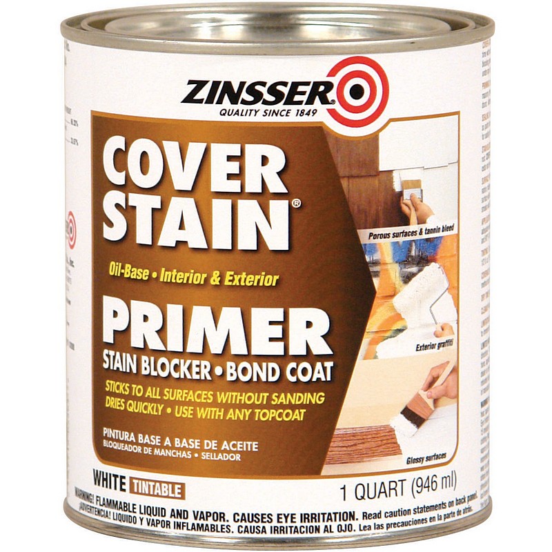 Zinsser Cover Stain Primer White 1 qt