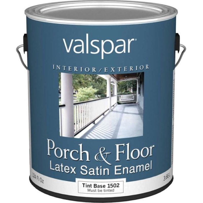 Valspar Porch & Floor Latex Satin Enamel Tint Base 1 gal