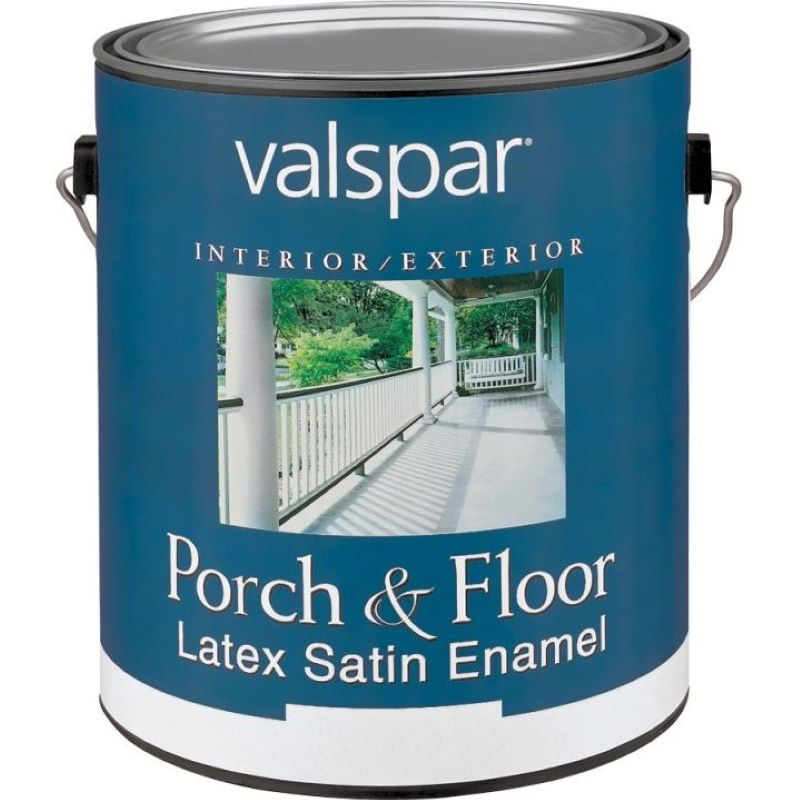 Valspar Latex Porch & Floor Paint Clear Satin 1 gal