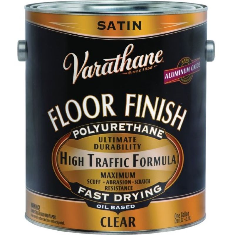 Varathane Polyurethane Floor Finish Satin Clear 1 gal