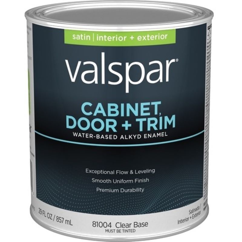 Valspar Cabinet Door & Trim Satin Clear Base 1 qt