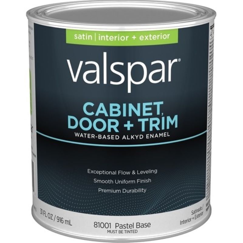 Valspar Cabinet Door & Trim Satin Pastel Base 1 qt
