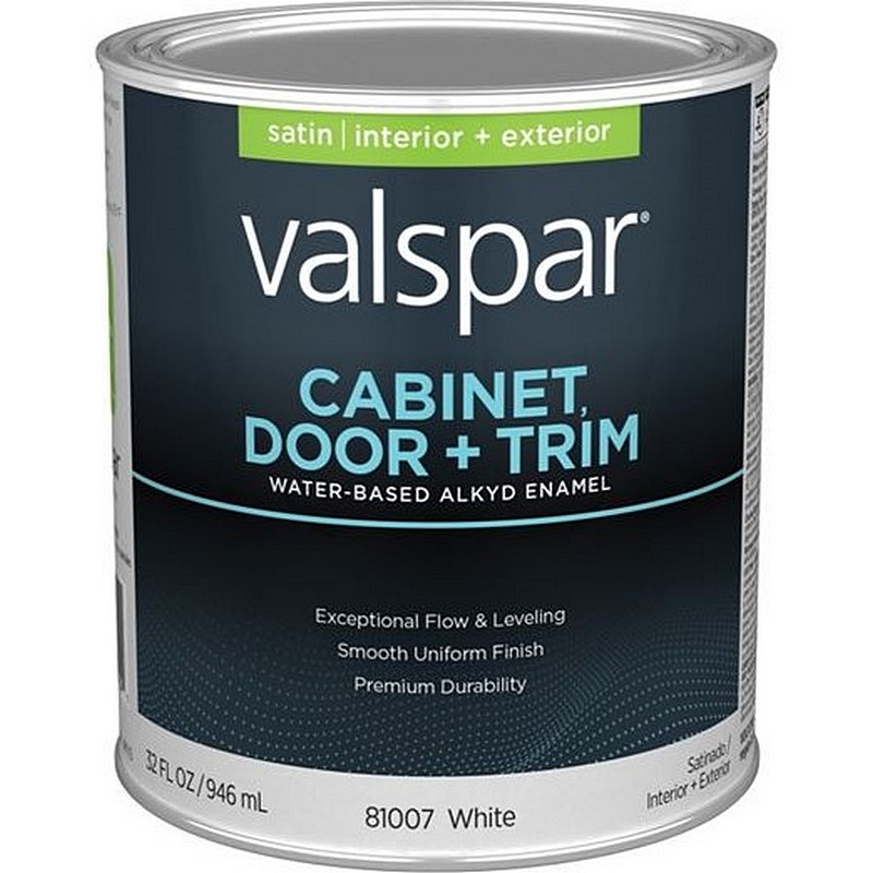 Valspar Cabinet Door & Trim Satin White Base 1 gal