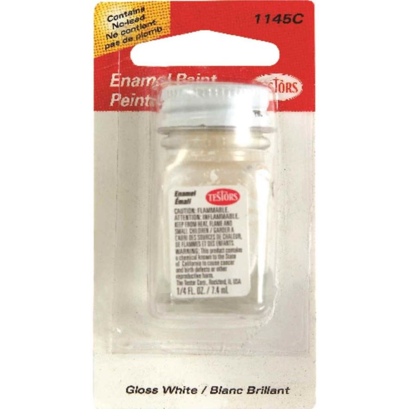 Testors Enamel Hobby Paint White .25 oz