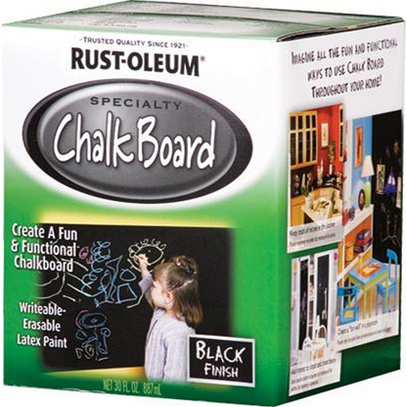 Rust-Oleum Chalkboard Paint Black 30 oz