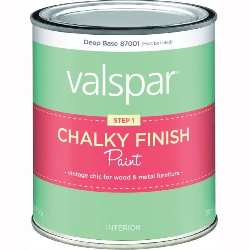 Valspar Chalky Finish Paint Deep Base 1 qt