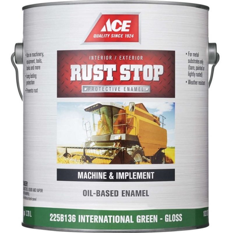 Ace Rust Stop Oil Based Enamel Gloss International Green 1 gal