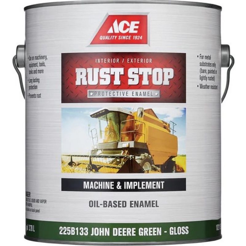 Ace Rust Stop Oil Based Enamel Gloss John Deere Green 1 gal