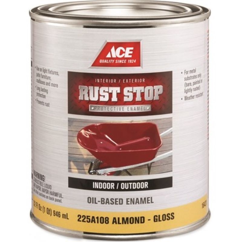 Ace Rust Stop Oil Based Enamel Almond 8 oz